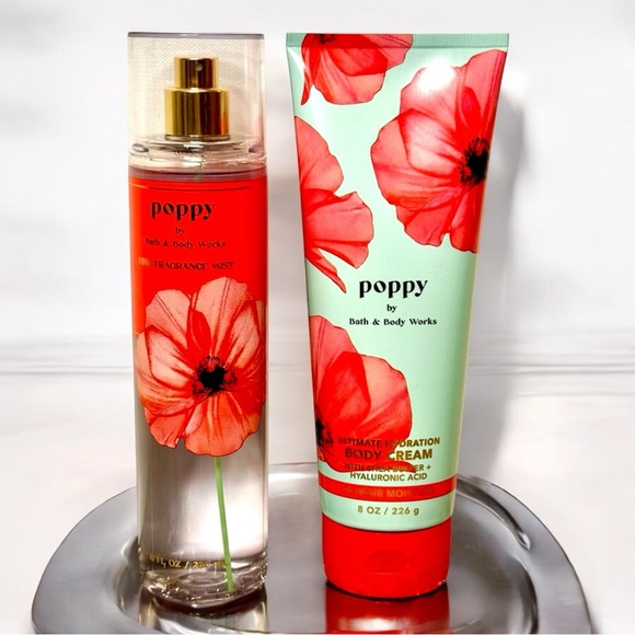 Bath and Body Works Poppy Floral Body Care Gift Set NWT - Picture 1 of 4